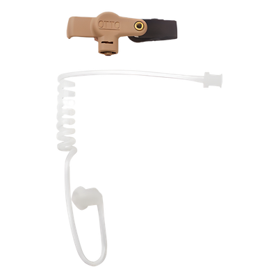 Adaptador de Audio / Transductor de Voz Integrado / Compatible Auriculares y Earphones / Diseño Ergonómico Beige