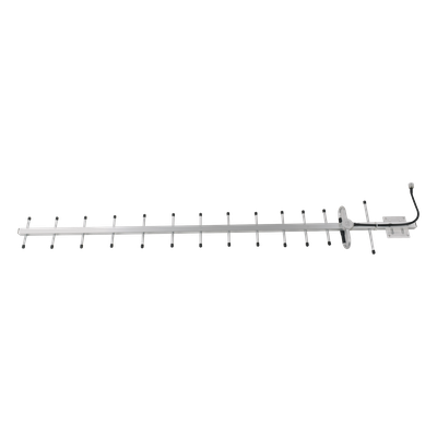 Antena Yagi / 806-960 MHz / 15 dBi / 14 Elementos / Exterior / 60 m/s Viento