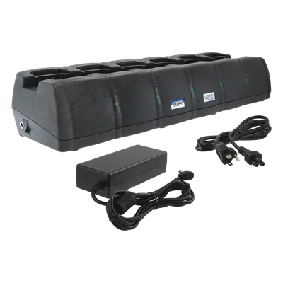 Multicargador / 6 Cavidades / Ni-MH / Adaptadores Intercambiables / LED por Cavidad / Uso Profesional
