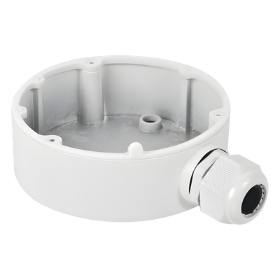 Caja de Conexiones para Mini Domo / Exterior IP66 / Aleación de Aluminio / Carga 4.5 kg / Ø137 x 42 mm