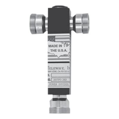 Divisor de Potencia RF / 3 Vías / 350-600 MHz / 500 W / Conectores DIN 7-16 Hembra / Pérdida de Inserción 0.2 dB