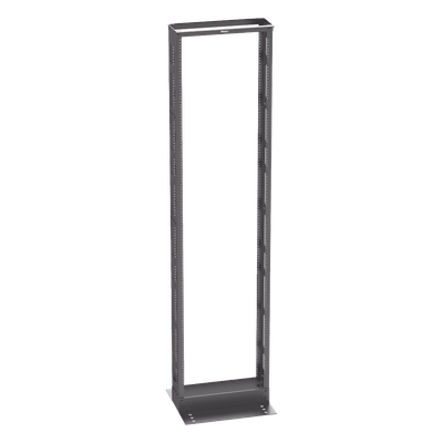 Rack de Dos Postes / 19 in EIA-310D / 45 Unidades / Carga 1500 lbs (680 kg) / Profundidad 6 in (152.4 mm) / Rieles Roscados #12-24