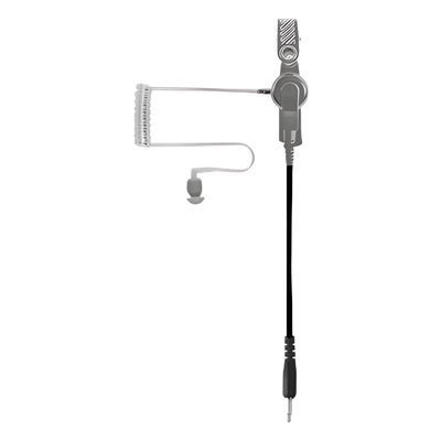 Audífono de vigilancia / Tubo acústico de perfil bajo / Cable 15' (4.6 m) enrollado / Compatibilidad SPM-100/1100/2100/3100