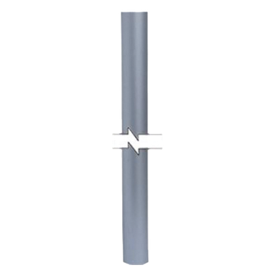 Mástil / 6 m (19.7 ft) / 2" diámetro / Acero inoxidable 304 / Calibre 18 estructural