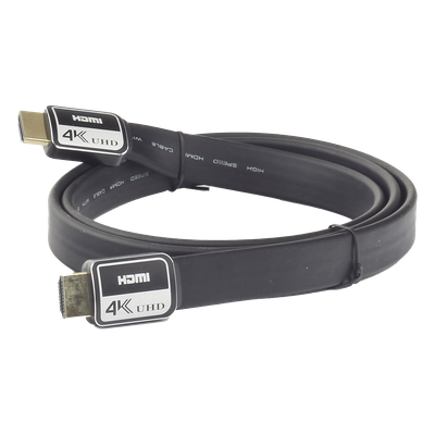 Cable HDMI Versión 2.0 Plano de 1 Metro (3.28 Pies) Optimizado para Resolución 4K Ultra HD