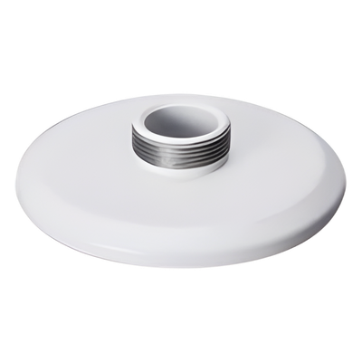 Adaptador de montaje colgante / Aluminio fundido a presión / Acabado blanco / 150.8 x 150.8 x 37 mm / Compatible con HFD6GR1 y HFD8GR1