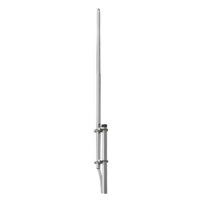 Antena Base UHF / Fibra de Vidrio / 380-400 MHz / 3 dBi / 150W / 35' (89.90 cm) / Resistencia Viento 125 mph (200 kph)