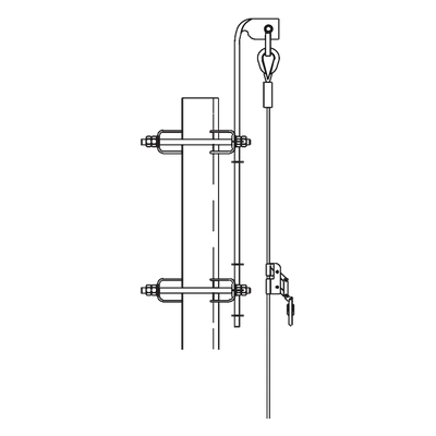 Línea de Vida / Torres Super Titan / 15 m (49.2 ft) / Construcción Robusta / Materiales Resistentes a Condiciones Extremas