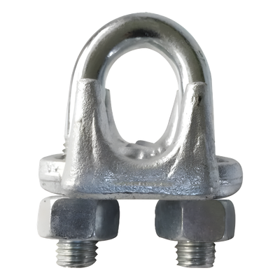 Nudo de Perro para Cable de Retenida / Acero Forjado 3/8" / Rosca 7/16" (11.11 mm) / Longitud 9" (228.6 mm) / Torque 25-45 lb-ft / Galvanizado