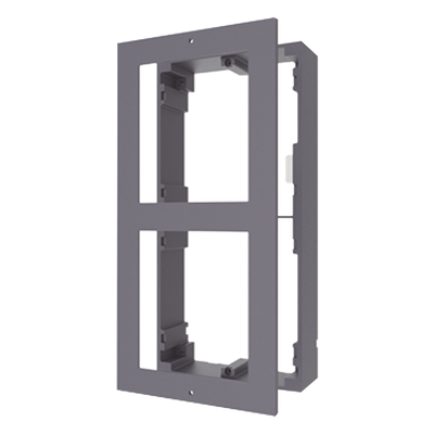Base de Montaje para Videoportero IP / 2 Módulos / Superficie / Aluminio / -40°C a +60°C (-40°F a 140°F)
