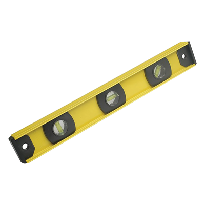 Nivel de Aluminio / 14 Pulgadas / 3 Gotas 0° 45° 90° / Precisión 0.5 mm/pulg / Aluminio Inyectado