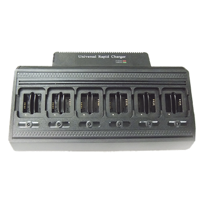 Cargador de Baterías / 12 Puertos Simultáneos / NiMH / LCD Individual / USB Auxiliar / Protección Inteligente