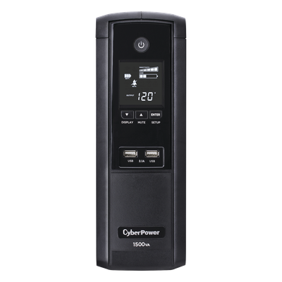 UPS de 1500 VA/900 W, Topología Línea Interactiva, Entrada 120 Vca NEMA 5-15P, Tipo Torre, Con 12 Tomas NEMA 5-15R, 5 años de garantía