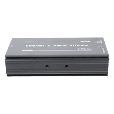Receptor PoE Extensor / 1 Puerto / Alcance 600 m (1968.5 ft) / 60 W / 100 Mbps / Cascada 4 Nodos / Cat 5e/6