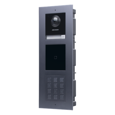 Videoportero IP Multiapartamento / 2 Megapixel / 7 Frentes de Calle / IP65 / PoE / Teclado y Lector EM / -40°C a 60°C (-40°F a 140°F)