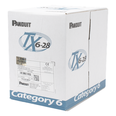 Cable UTP / Cat 6 / 28 AWG / 305 m (1000 ft) / CM-LSZH / Diámetro 4.0 mm / 4 Pares / 250 MHz