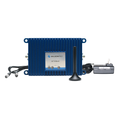 Amplificador Celular IoT/M2M / 5 Bandas / Ganancia 15 dB / Potencia Enlace Ascendente 25 dBm / Conexión Directa SMA / Diseño Compacto