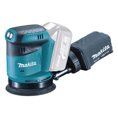 Lijadora orbital inalámbrica / 18V / 3 velocidades 7,000-11,000 OPM / Órbita 1/8" / Disco 125mm (5") / Peso 1.4-1.7 kg (3-3.7 lbs)