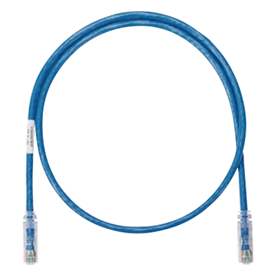 Cable de Parcheo UTP / Cat 6 / 24 AWG / 0.3 m (1 ft) / T568B / CM / Azul