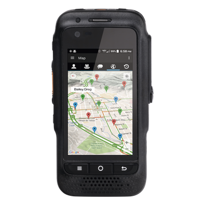 Kit Radio PoC LTE / Pantalla Táctil 3.1" Gorilla Glass 3 / IP67 1m / Batería 3600 mAh / Audio 2W / WiFi Bluetooth