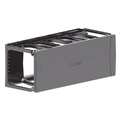Organizador de Cables Horizontal / Para Rack 19in / 2UR / Cubierta Magnética de Doble Bisagra / Gestión Cat 6 y 6a