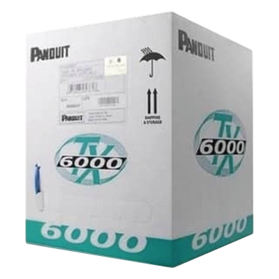 Cable UTP / Categoría 6 Mejorado / 23 AWG / 305 m (1000 ft) / 4 Pares / LSZH / Cobre Sólido