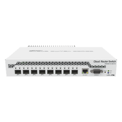 Switch administrable / Dual OS / 8x 10G SFP+ / 1x 1G RJ45 / 162 Gbps / 893x627x144 mm