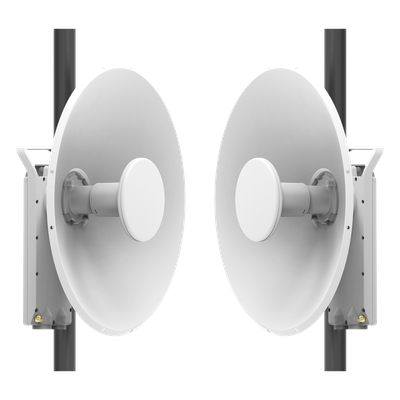 Enlace Backhaul / 1 Gbps / Wi-Fi 6 / Antena 25 dBi / 4.9-6.2 GHz / Alcance 10 km (32,808 ft) / IP67