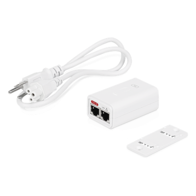 Adaptador PoE / Gigabit 10/100/1000 Mbps / 24 VDC 0.3 A / Protección ESD / 72 x 45 x 33 mm / Interior