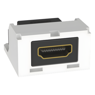 Módulo Acoplador HDMI / HDMI 2.0 / Categoría 2 / Mini-Com / 1 Espacio / 0.72' Altura
