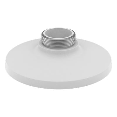 Adaptador de Montaje tipo Plato / Aluminio / Ø154.8 mm (Ø6.09') x 47 mm (1.85') / 200 g (0.44 lb) / Blanco / Compatible con Domos Fisheye 5MP