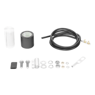 Kit de Aterrizaje para Cable Coaxial / 1/2" / AWG 6 / Resistente a Intemperie / Normas Internacionales de Seguridad