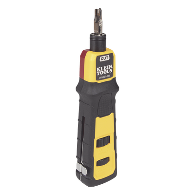 Ponchadora de Impacto / Termina y Corta CAT3/CAT5e/CAT6/6A / Paneles y Bloques 66/110 / Mango Acojinado / Fuerza Ajustable Alta/Baja / 6'' (15,2 cm)