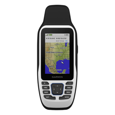 GPS Portátil / Pantalla TFT Transflectiva 3" / Resolución 240 x 400 px / Brújula 3 Ejes / Autonomía 19 Horas / Memoria 8 GB / IPX7 / MIL-STD-810