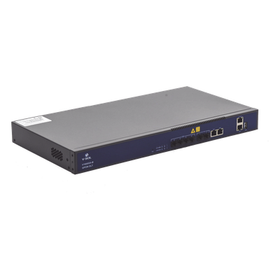 OLT / 4 Puertos GPON / 2 GE + 2 SFP+ Uplink / 512 ONUs / Rack 1U / 17.4 x 12.6 x 1.7 in