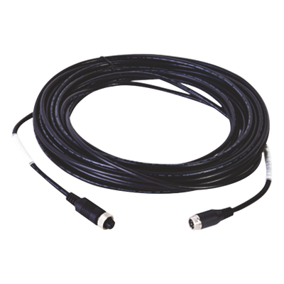 Cable Extensor de Video y Audio / 8 m (26.2 ft) / Conector M12-4P Circular / UL20276 / RoHS