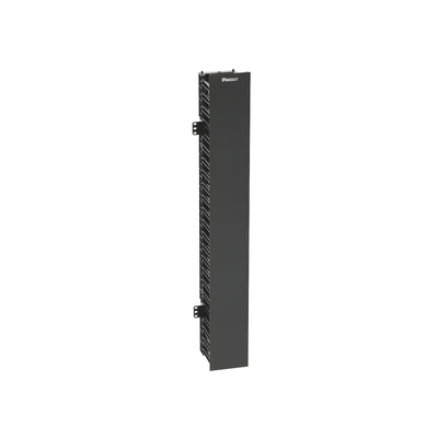 Organizador Vertical de Cable / 22U / 4.9 in Ancho / 131 Cables CAT6 / ABS / ROHS / Montaje Frontal