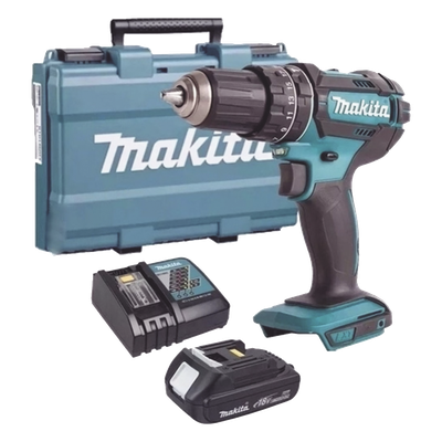 Rotomartillo Atornillador / 1/2" / 0-600 y 0-1900 RPM / 18V Li-Ion / 1.5 Ah / 62 N.m / 7-3/4' x 3-1/8' x 9-3/4'