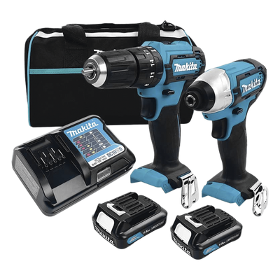 Kit Rotomartillo y Atornillador de Impacto / 18V Li-Ion / 2 Baterías 1.5 Ah / Carga 22 min / Sistema LXT