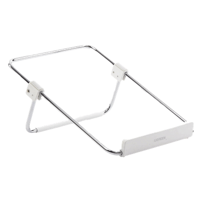 Soporte para Laptop / Plegable / Ajustable 87-132 mm / 11''-16'' / Carga 20 kg / 110g / Acero y Silicona / Plata