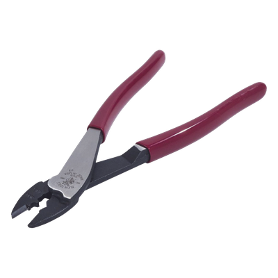 Pinza Ponchadora/Cortadora/Terminales 10-22 AWG/9.6'' (24.4 cm)/Mangos Rojos
