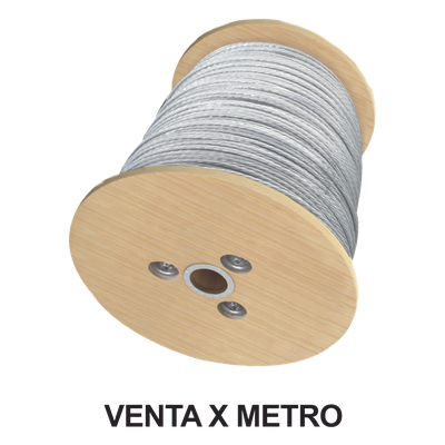 Cable Retenida 7 Hilos, Resistencia 1293 Kg. Diámetro 3/16" (Venta x metro).