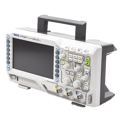 Osciloscopio Digital / 2 Canales Análogos / 200 MHz Ancho de Banda / 1 GS/s Muestreo / 25 Mpts Memoria / 7'' TFT LCD