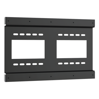 Montaje de Pared para Dockstation BodyCam / Acero SPCC / 593x370mm (1.95x1.21ft) / 4.8kg / 2 Módulos Expansión