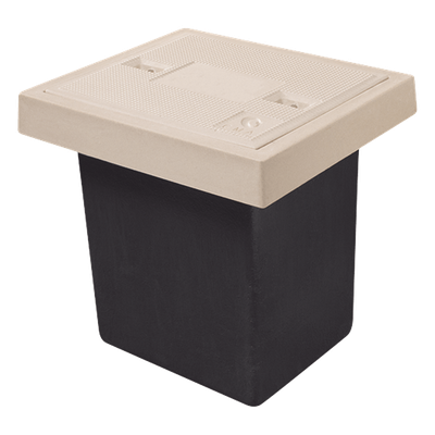 Registro de Telecomunicaciones / 1 Tapa / Resistencia 2.5 Toneladas / Uso Peatonal / Tapa 59.5x59.5 cm / Impermeable
