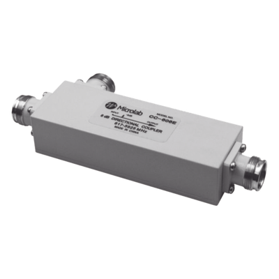 Acoplador direccional / 6dB / 617-5925MHz / 300W / -161dBc PIM / 4.3-10 / IP67 / 20dB directividad