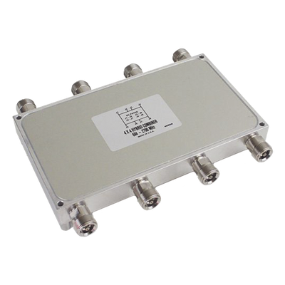 Combinador híbrido / 4x4 / 694-2700 MHz / 150 W / -161 dBc PIM / IP64 / Conectores 4.3-10