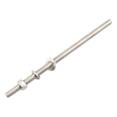 Kit de Varillas Roscadas / Acero Inoxidable 304 / 3/8-16 UNC x 8 in (203 mm) / 10 Piezas con Tuercas y Arandelas