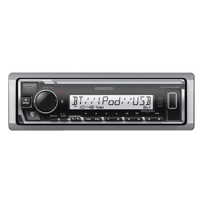 Estéreo Marino / Bluetooth / Ecualizador 13 Bandas DTA / Iluminación 12 Colores / 3 Salidas Preamplificadas 4.0V / USB Frontal + Aux 3.5mm