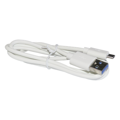 Cable programador y cargador USB a Micro USB color blanco